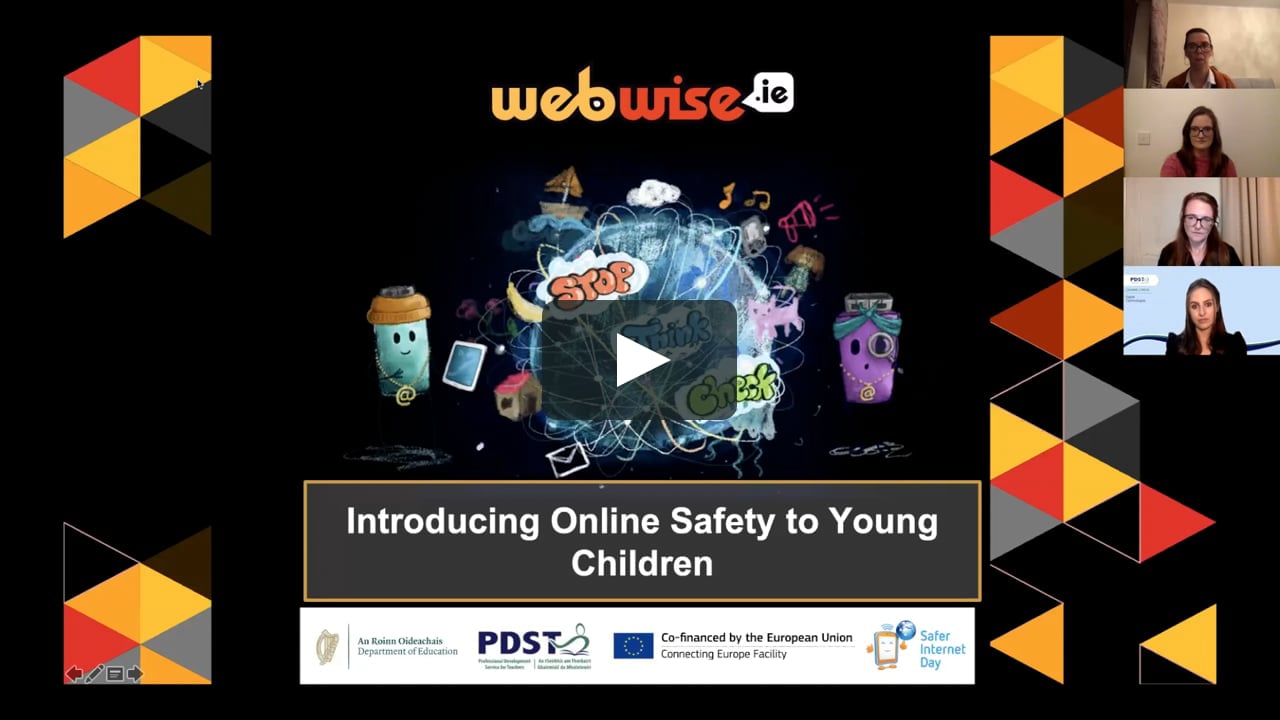 Webwise Teacher Webinar: Introducing online safety to young children on  Vimeo