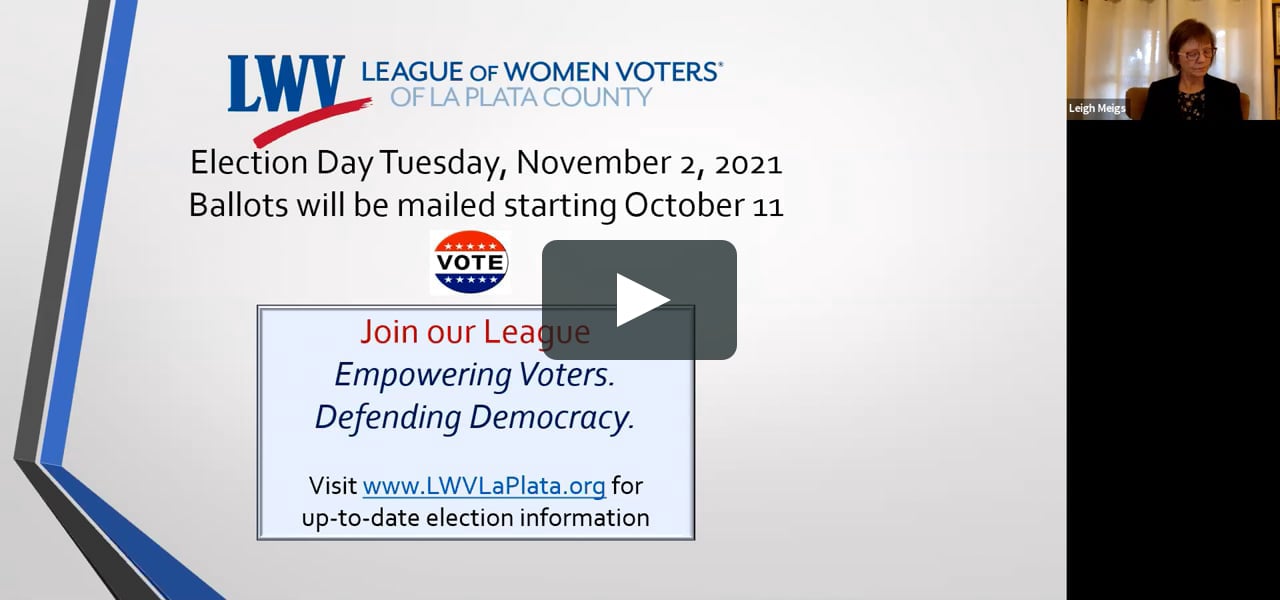 Durango 9R School Board Candidate video 10/14/21 on Vimeo