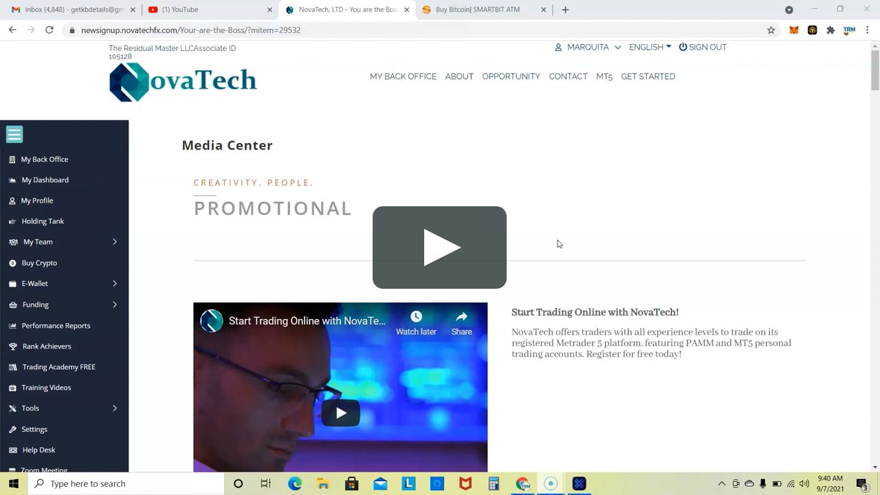 Novatech FX How To Fund Your Account When Enrolling On Vimeo