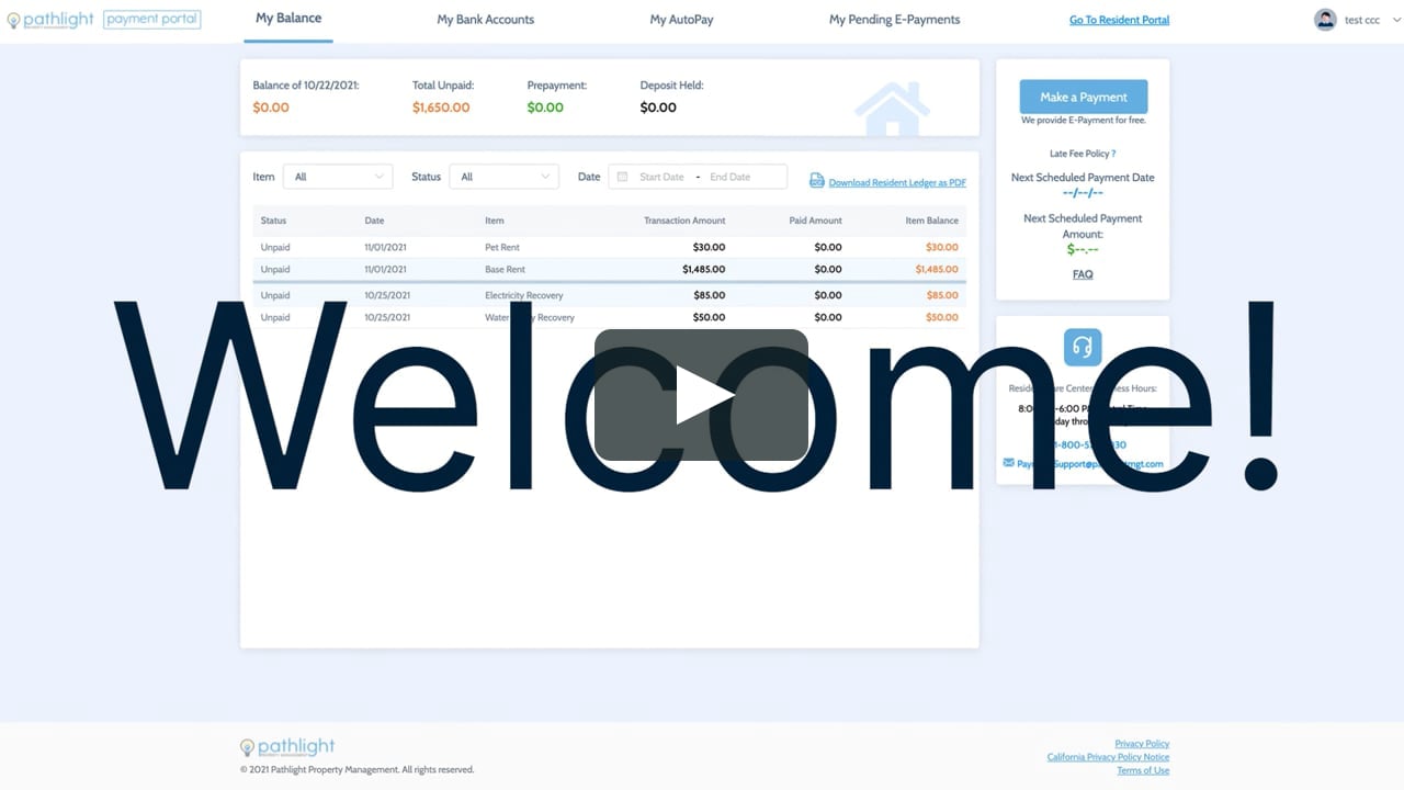 Pathlight Payment Portal Tutorial on Vimeo