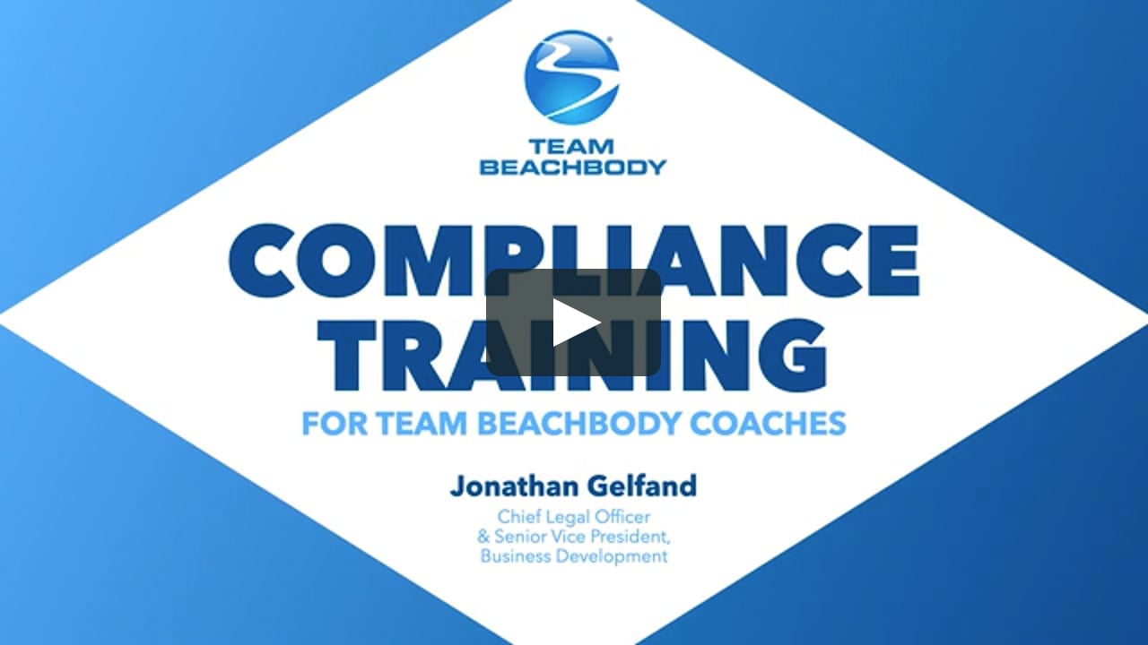 Compliance Training for Team Beachbody Coaches on Vimeo