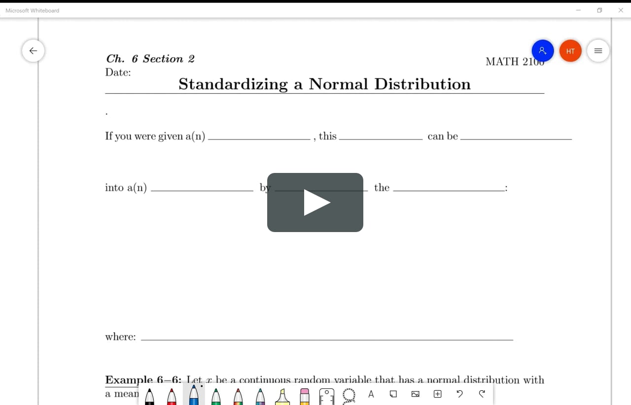 Ch 6 Section 2 on Vimeo