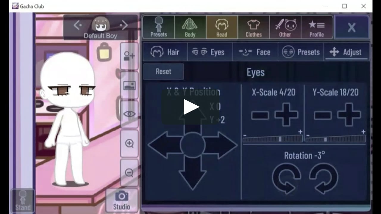 How To Make A Aesthetic Gacha Club Character Ii Ii On Vimeo