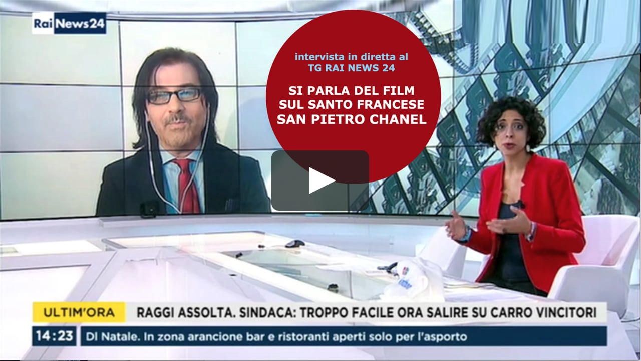TG Rai news si parla del film sul santo francese  San Pietro Chanel