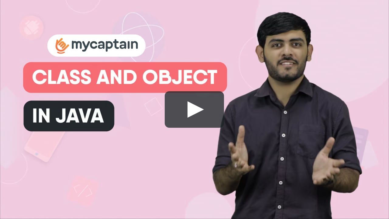 CLASS AND OBJECT IN JAVA on Vimeo