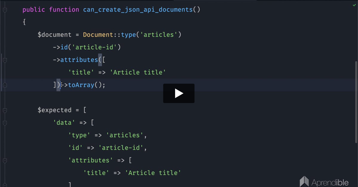 Creando un constructor de documentos JSON:API