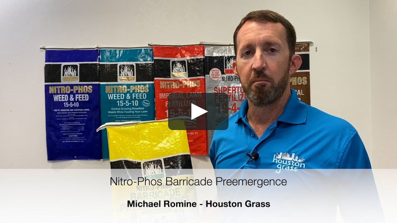 Nitro-Phos Barricade Preemergence Herbicide for Houston Lawns