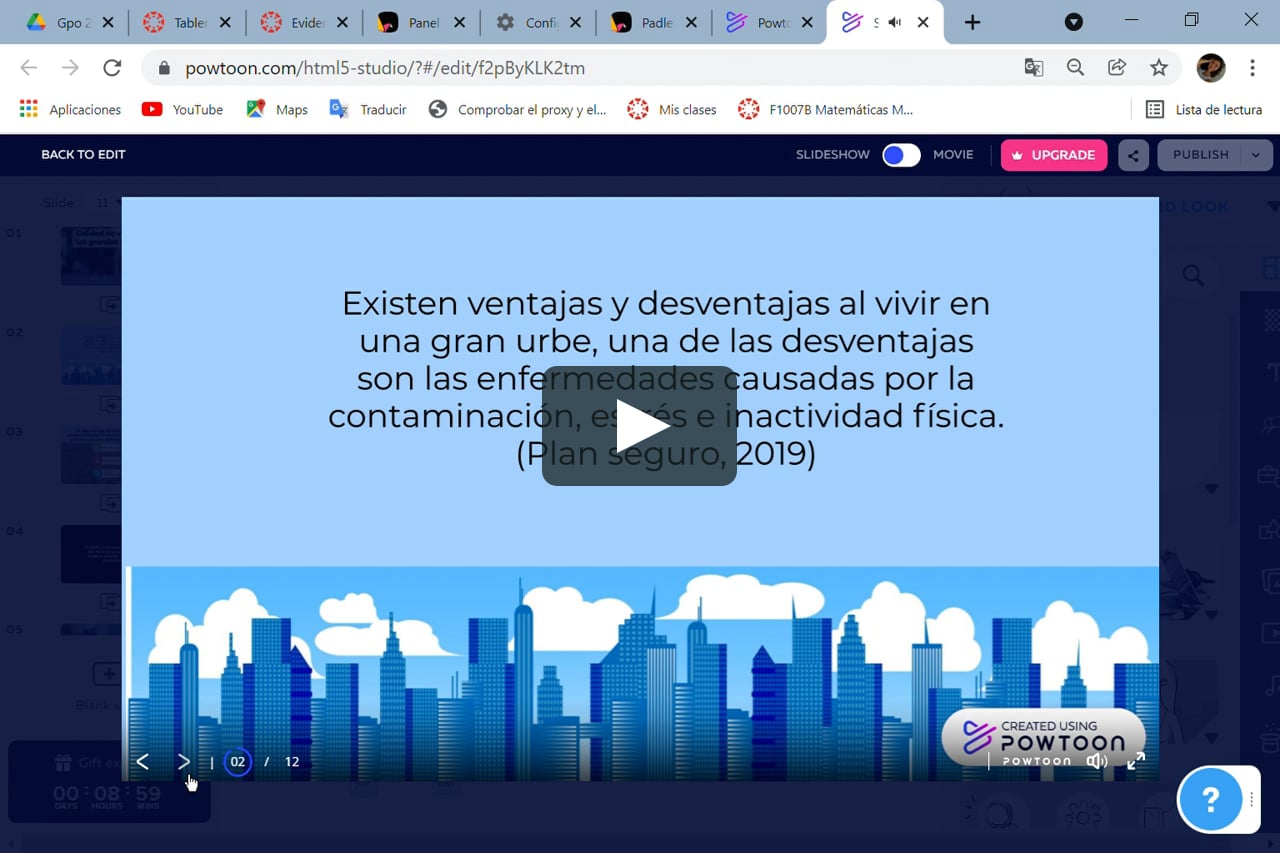 how to share a powtoon to edit