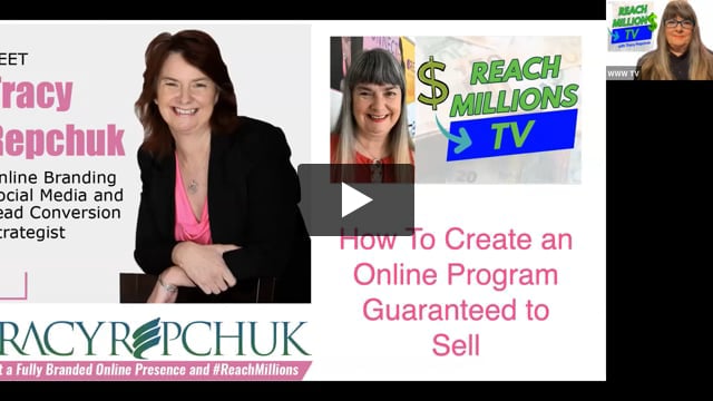 How to Create an Online Program Guaranteed to Sell - Part 2 - Tracy Repchuk