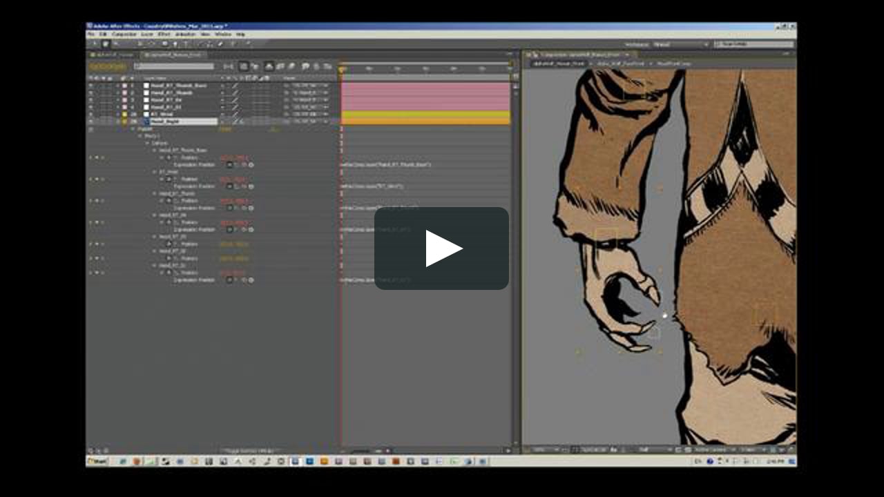 PART I. Making Bones for Puppets in After Effects in 2D/3D Animation  Tutorial on Vimeo