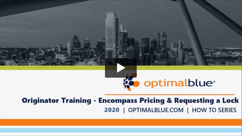 Encompass Originator Training