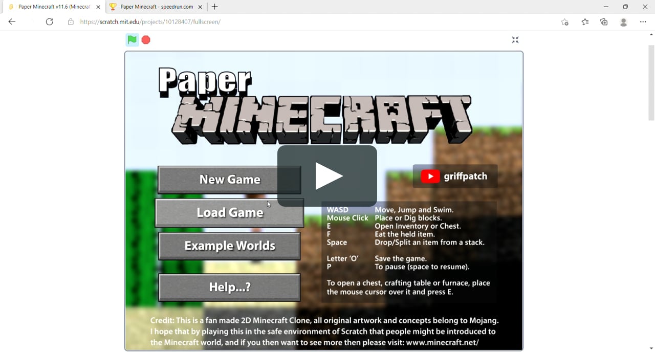 Paper Minecraft Ss Chest Obtain Cake In 0 34 Seconds On Vimeo