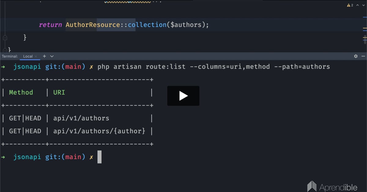 41. Implementando el recurso para los autores