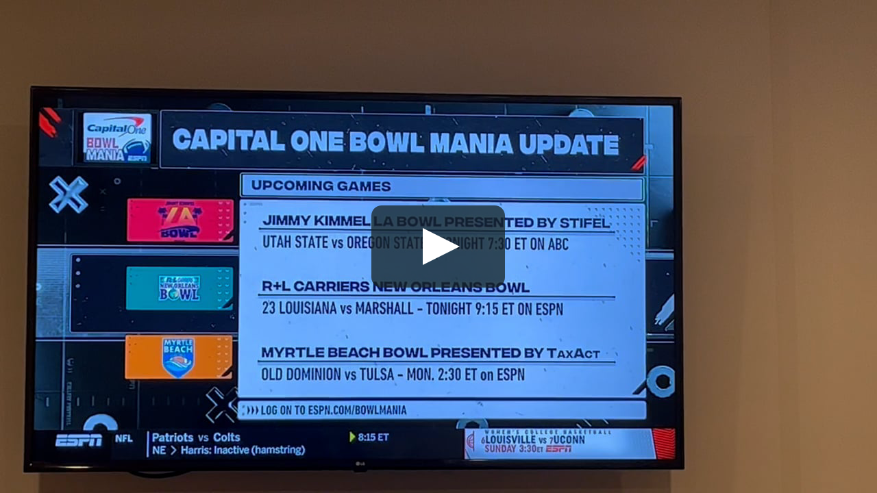 Capital One Bowl Mania SportsCenter on Vimeo