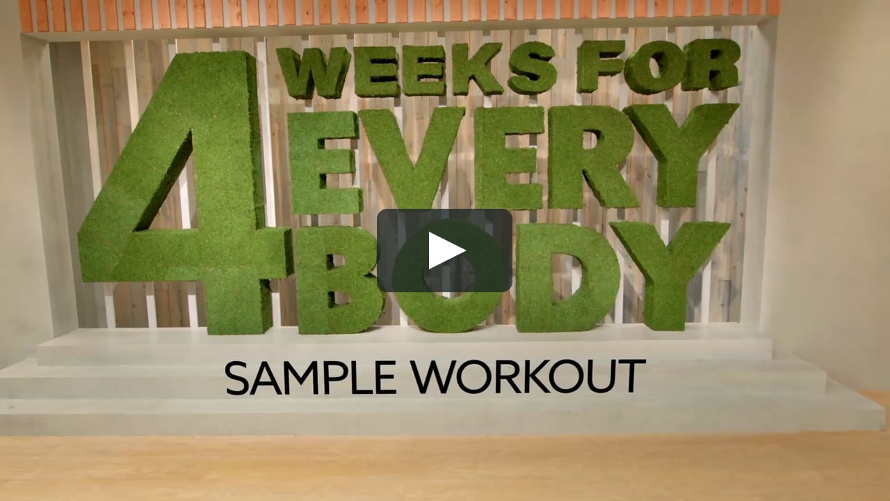 4 Weeks for EVERYBODY Free Sample Workout on Vimeo