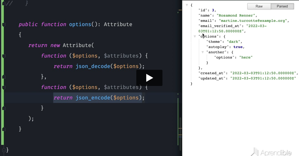 3. Nueva forma de definir mutadores y accesores en Laravel 9