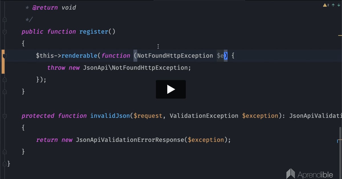 51. Cómo crear excepciones personalizadas en Laravel