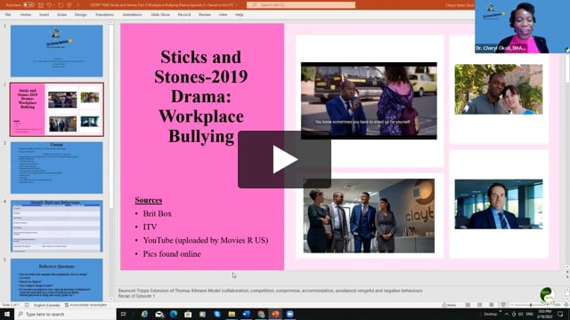 STORY TIME- Sticks and Stones/Workplace Bullying Drama (2019): An Analysis Part 2