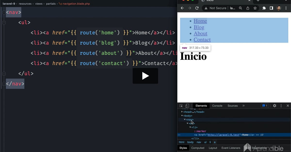 7. Blade, el motor de plantillas de Laravel 9