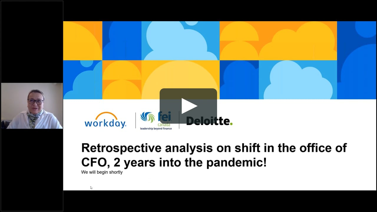 LIVE WEBINAR_ WORKDAY - MAR 30 - RETROSPECTIVE ANALYSIS ON SHIFT IN THE  OFFICE OF CFO, 2 YEARS INTO THE PANDEMIC! on Vimeo