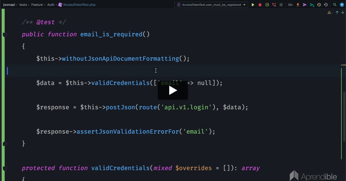 55. Validando la generación de tokens de acceso