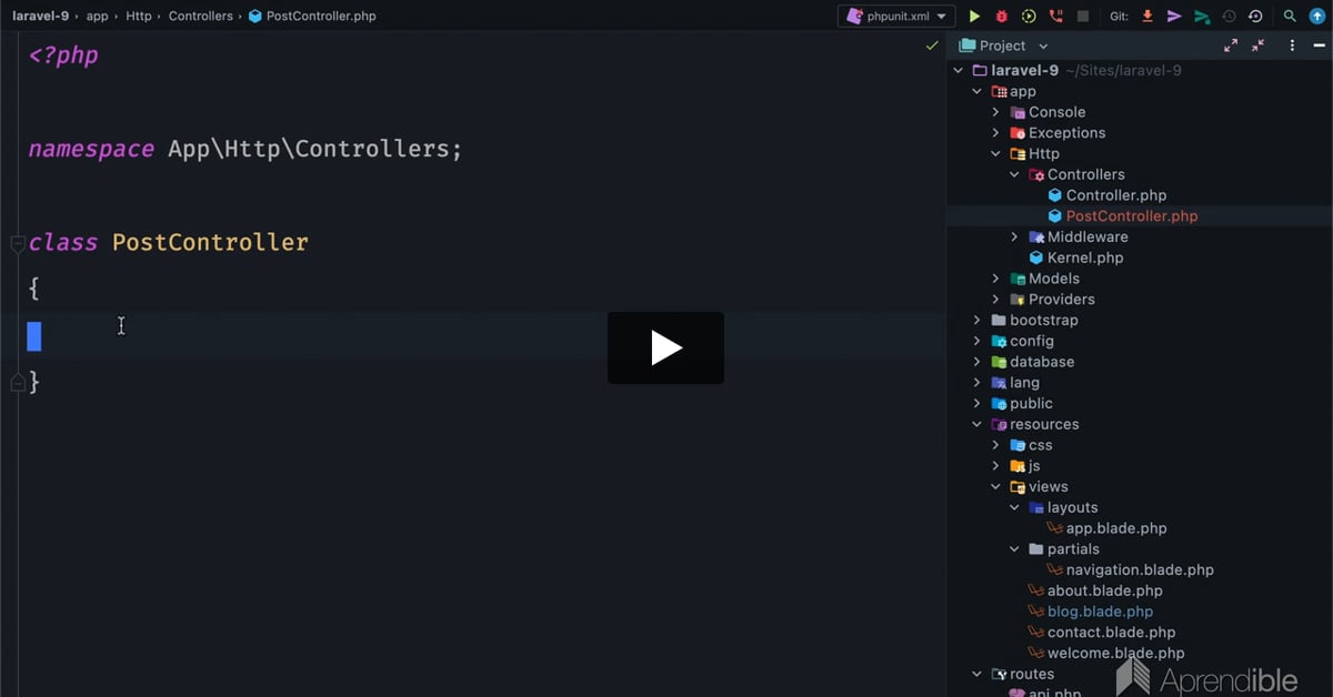 10. Controladores en Laravel 9