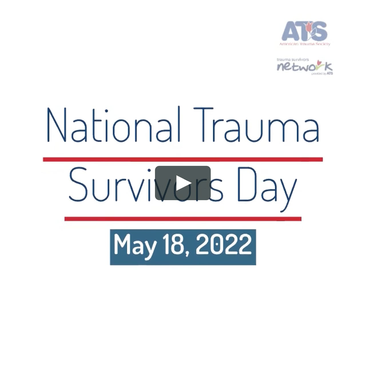 National Trauma Survivors Day on Vimeo