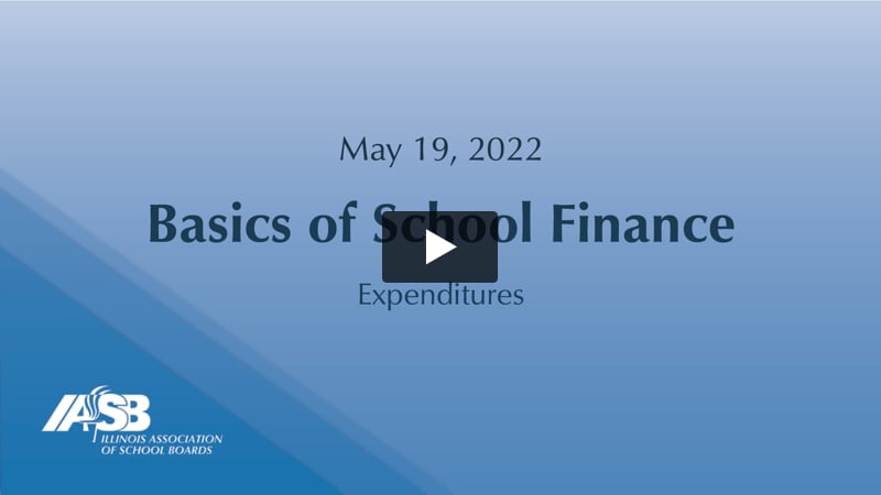 Basics of School Finance: Expenditures