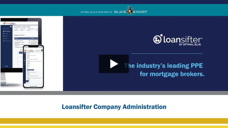 Loansifter Company Administration
