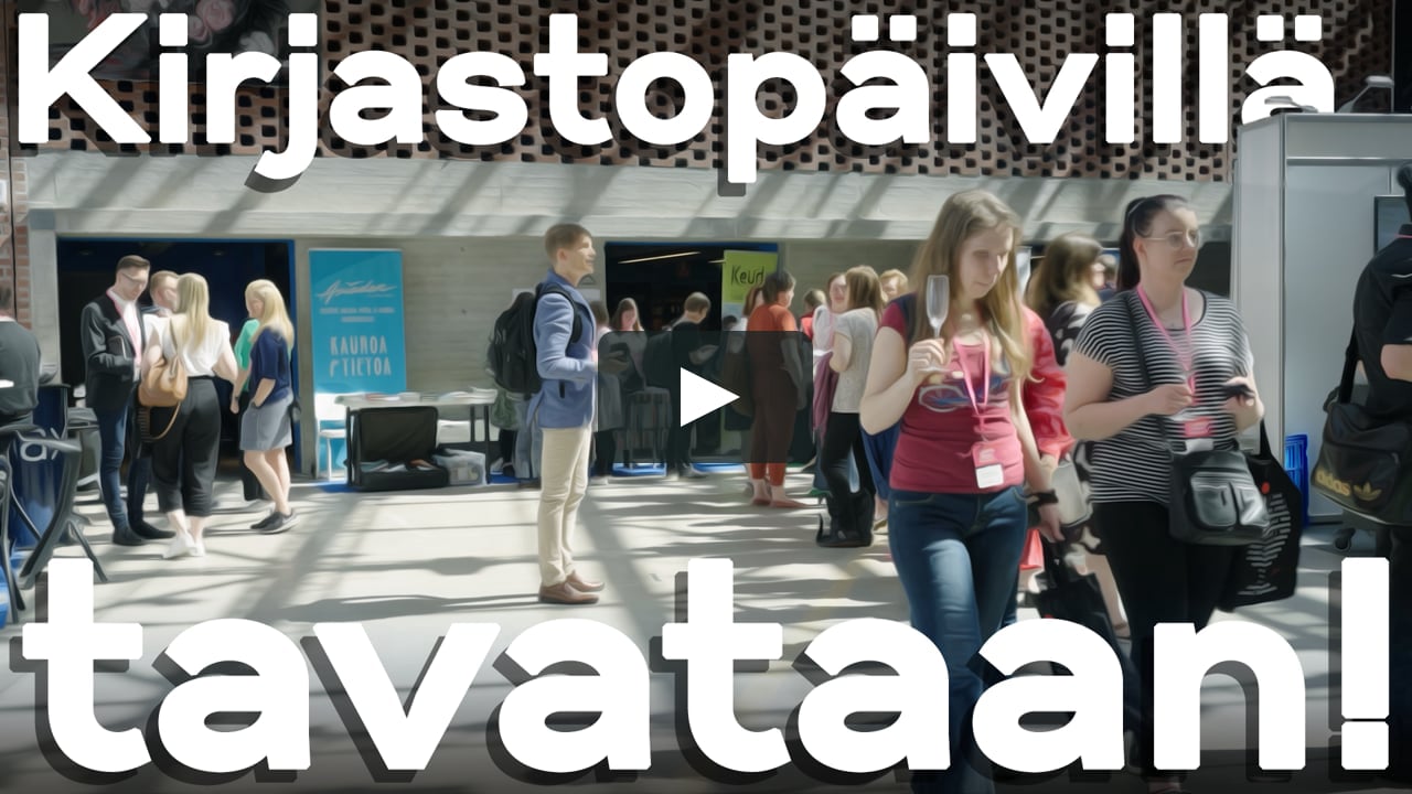 Suomen kirjastoseuran Kirjastopäivät kokoaa ammattilaisia yhteen on Vimeo