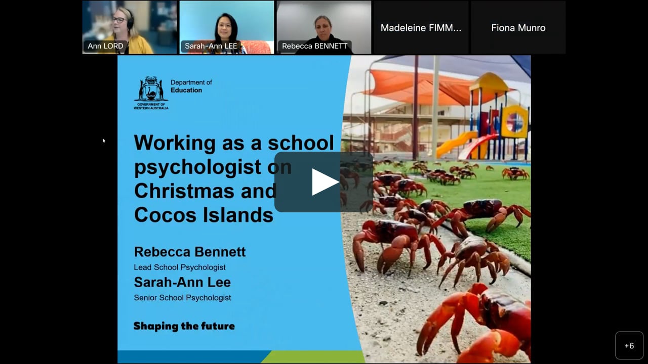 Working as a school psychologist on Christmas and Cocos Islands on Vimeo