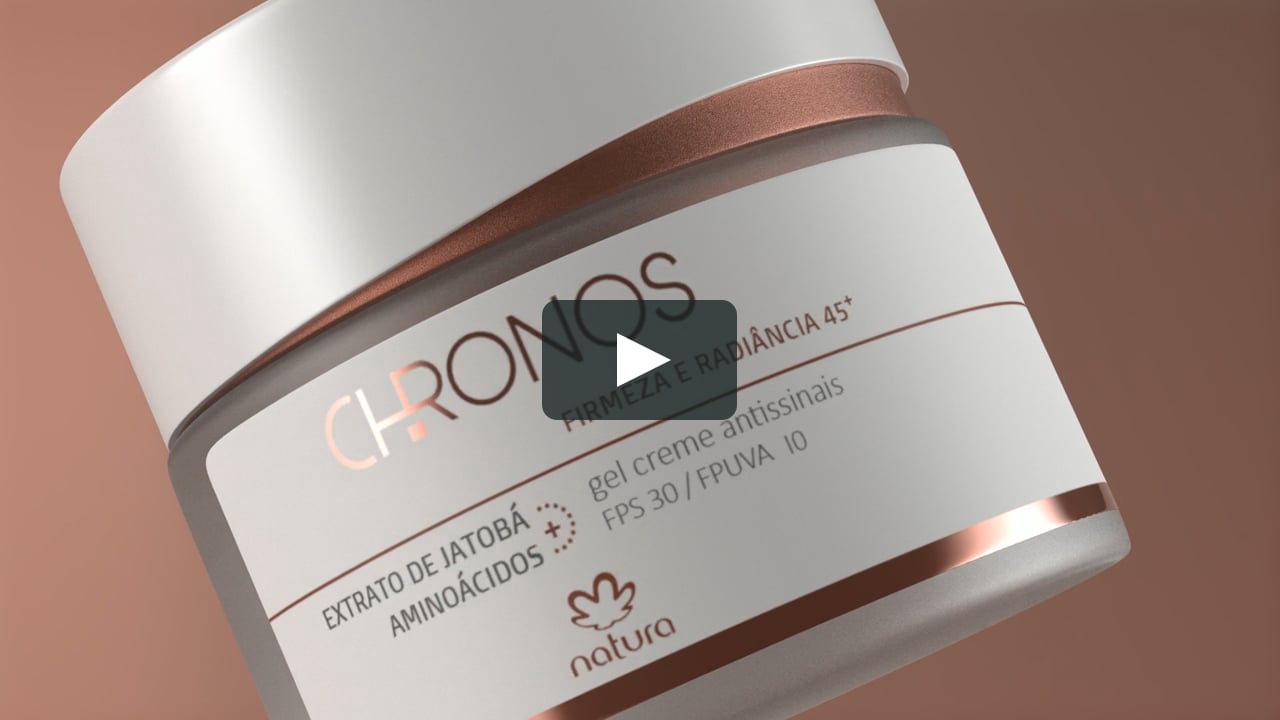 Cosmetic product packshot (Natura Chronos) on Vimeo
