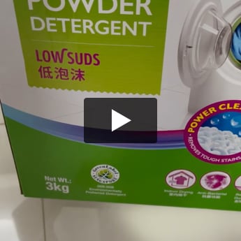 Low Suds- Detergent Powder