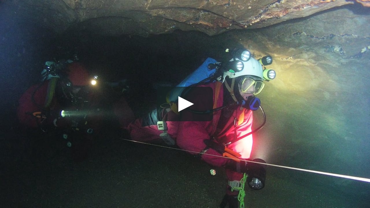 Il sifone della grotta del Drai!