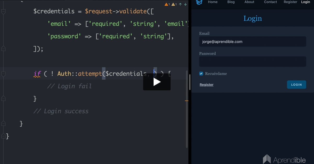 32. Cómo crear formularios de login y logout