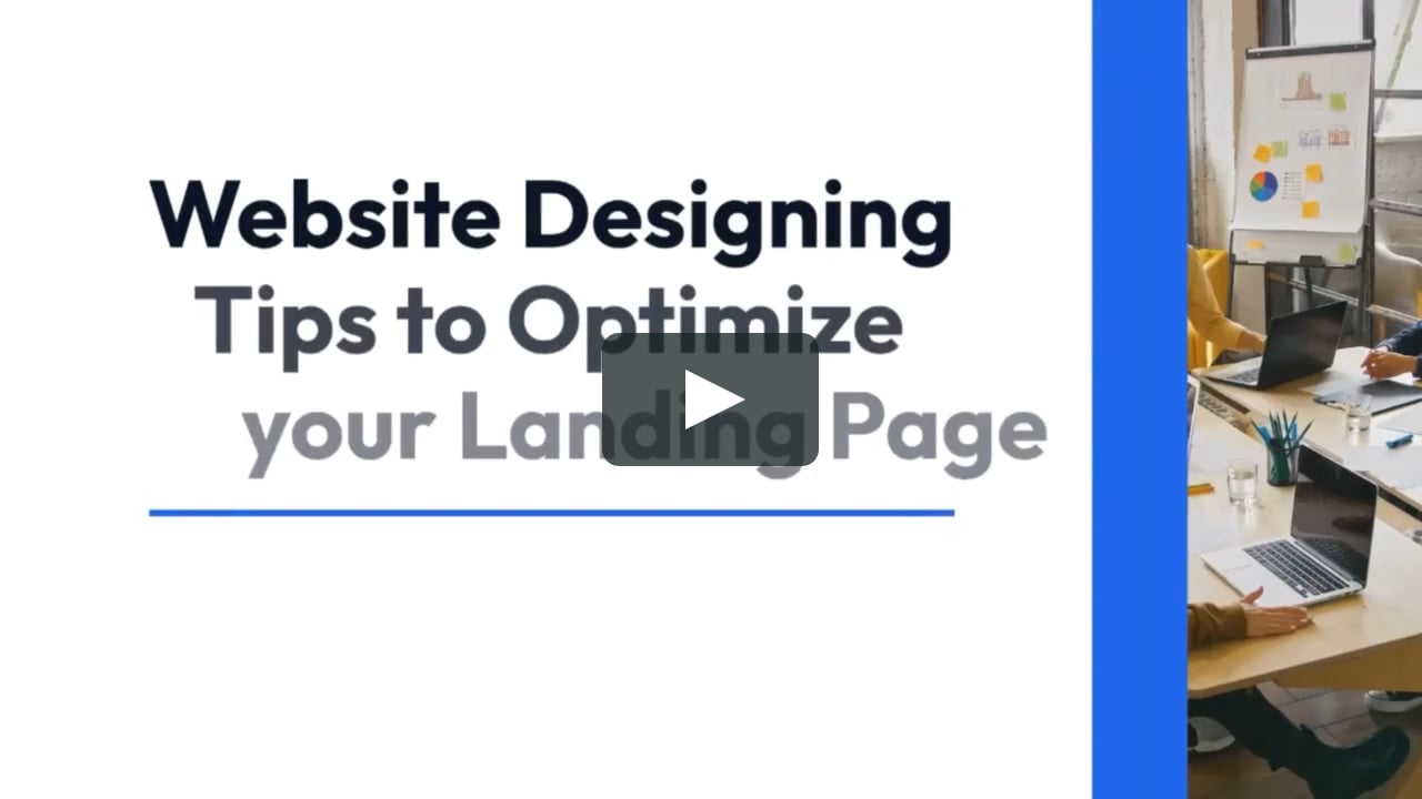 Tips to optimize your web landing page | Master Infotech 