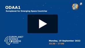 Vimeo: EPSC2022 – ODAA1 – Europlanet for Emerging Space Countries