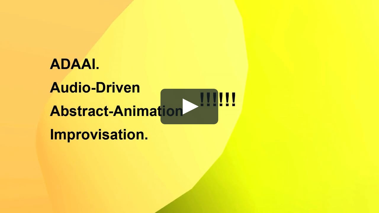 Watch Visual Music Suite 1 - ADAAI Online | Vimeo On Demand on Vimeo