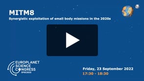 Vimeo: EPSC2022 – MITM8 – Synergistic exploitation of small body missions in the 2020s