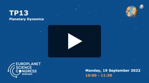 Vimeo: EPSC2022 – TP13 – Planetary Dynamics: Shape, Gravity, Orbit, Tides, and Rotation from Observations and Models
