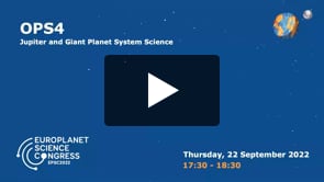 Vimeo: EPSC2022 – OPS4 – Jupiter and Giant Planet System Science: New Insights From Juno