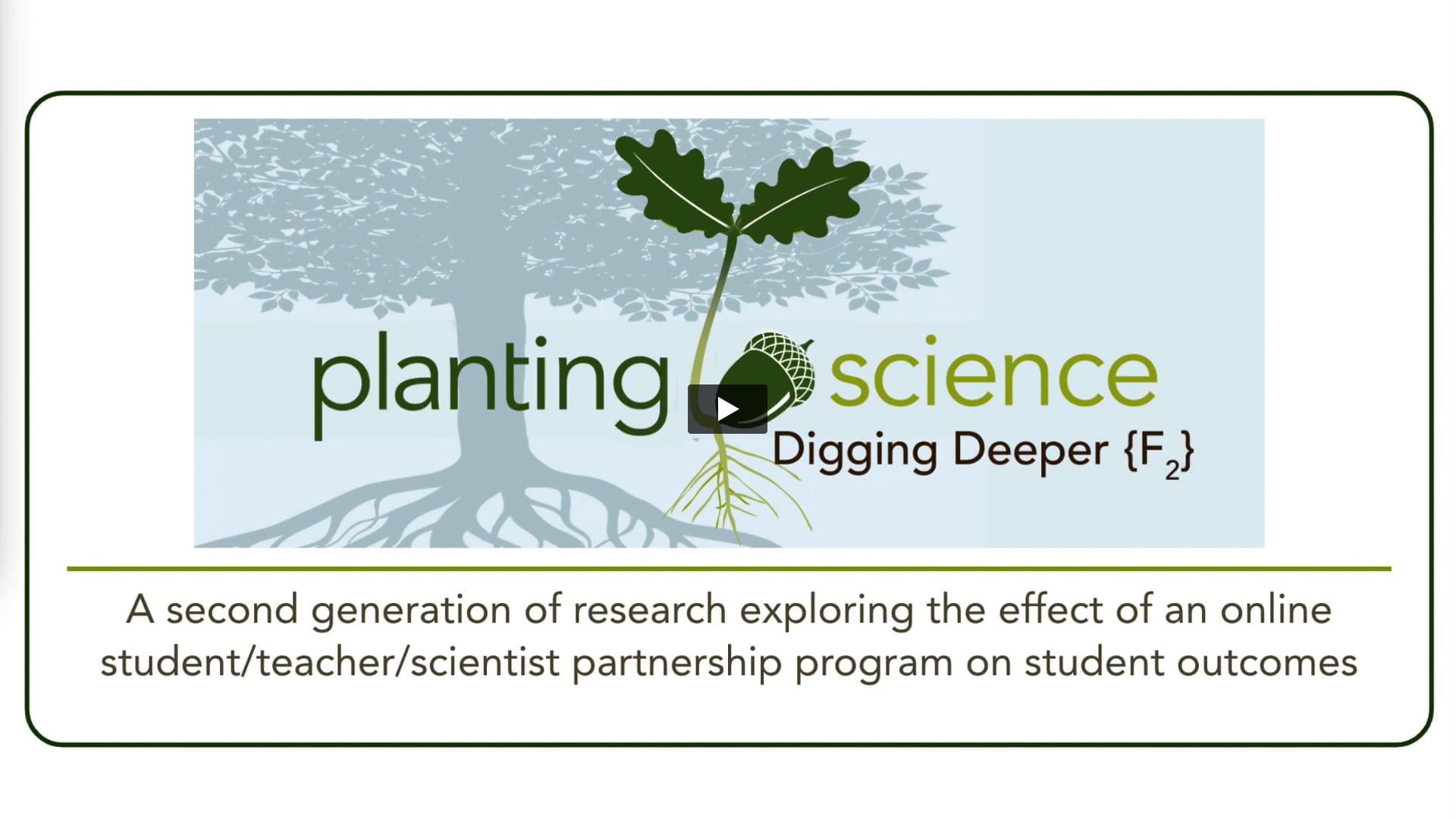 PlantingScience Digging Deeper {F2}