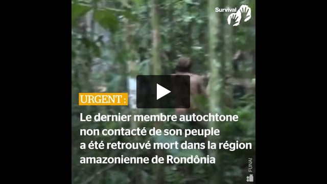 Un symbole du génocide autochtone : “L’homme du trou” meurt au Brésil