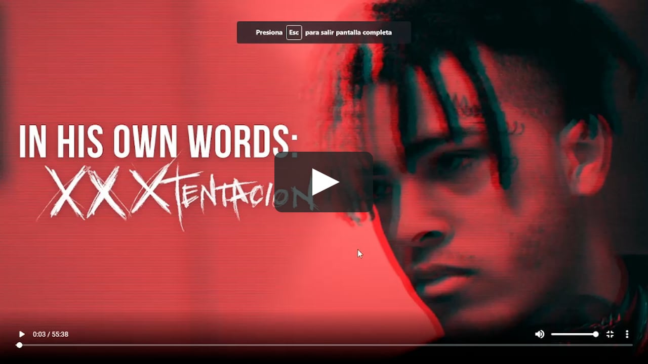 In His Own Words Xxxtentacion On Vimeo 