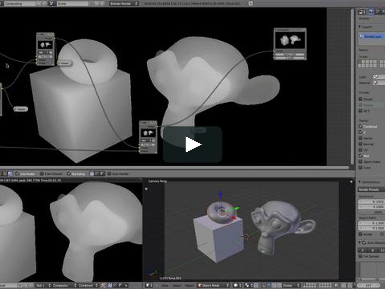 Blender 2.57b Tutorial - to Create 3D Stereogram Images (SIS) Vimeo