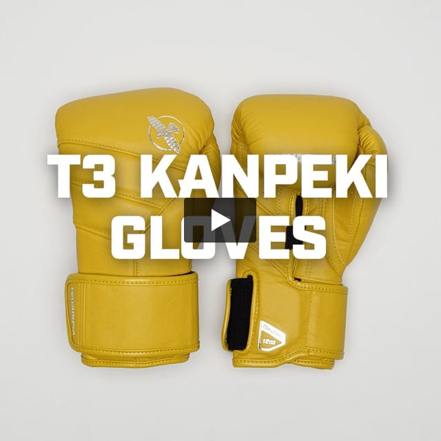 Hayabusa T3 Kanpeki Leather Boxing Gloves   Smooth Leather Finish