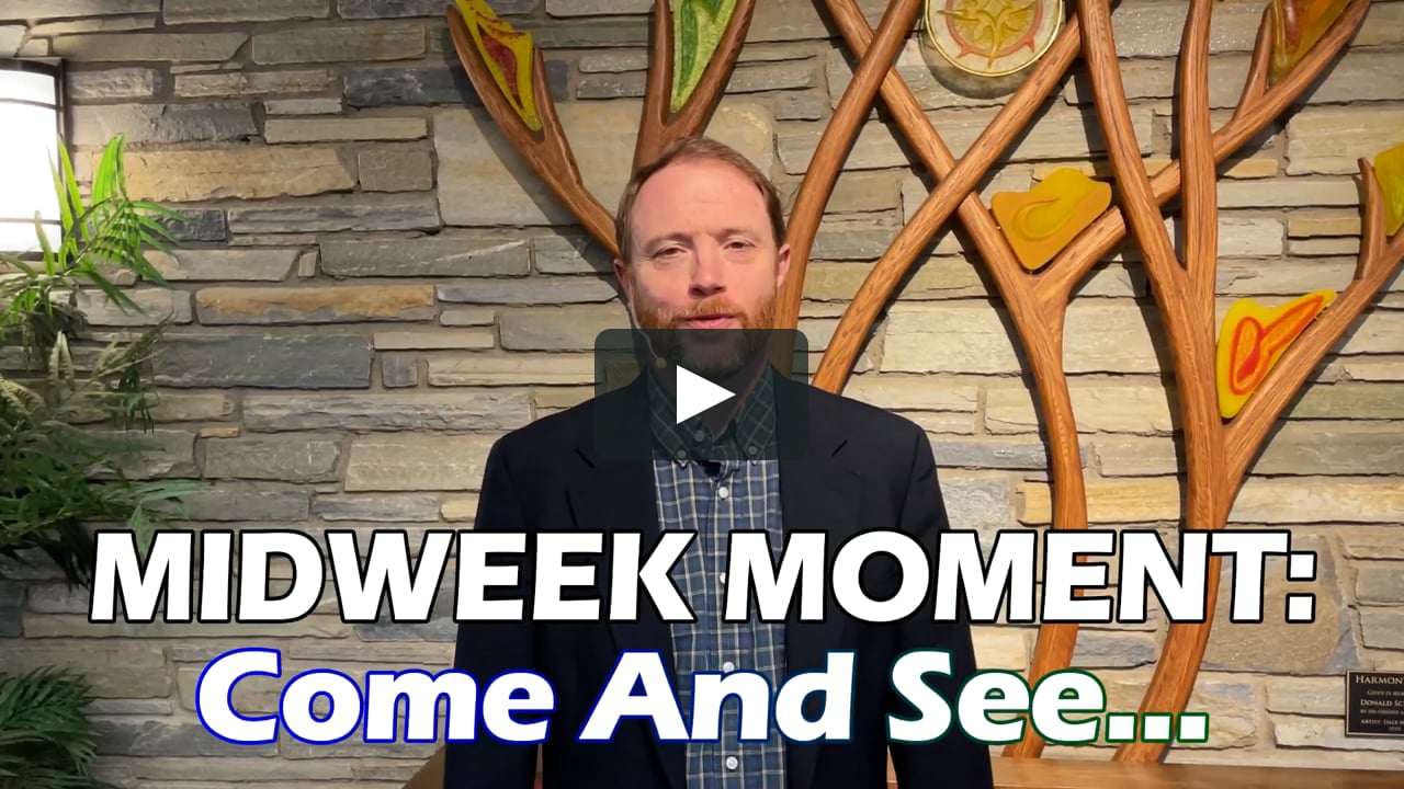 Midweek Moment: Come And See...