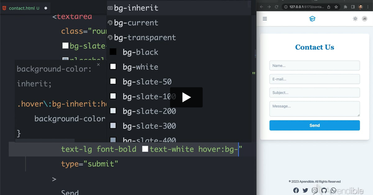 16. Diseñando el formulario de contacto