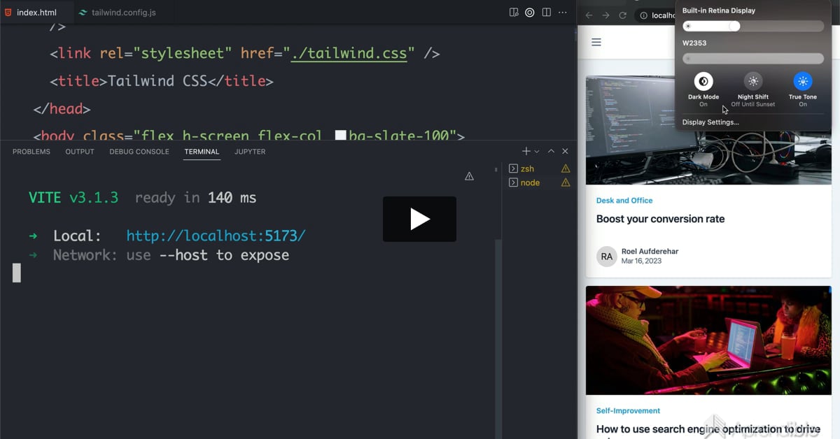 19. Soporte Dark Mode para la navegación