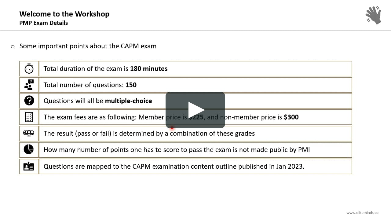 CAPM Latest Study Materials